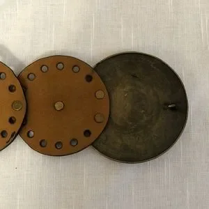 Accessories | Bohemian Leather Belt With Decorative Round  display picture 3